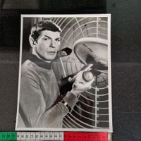 Spitze Ohren: Star Trek Foto, Mr. Spock mit Raumschiff 🚀🛸