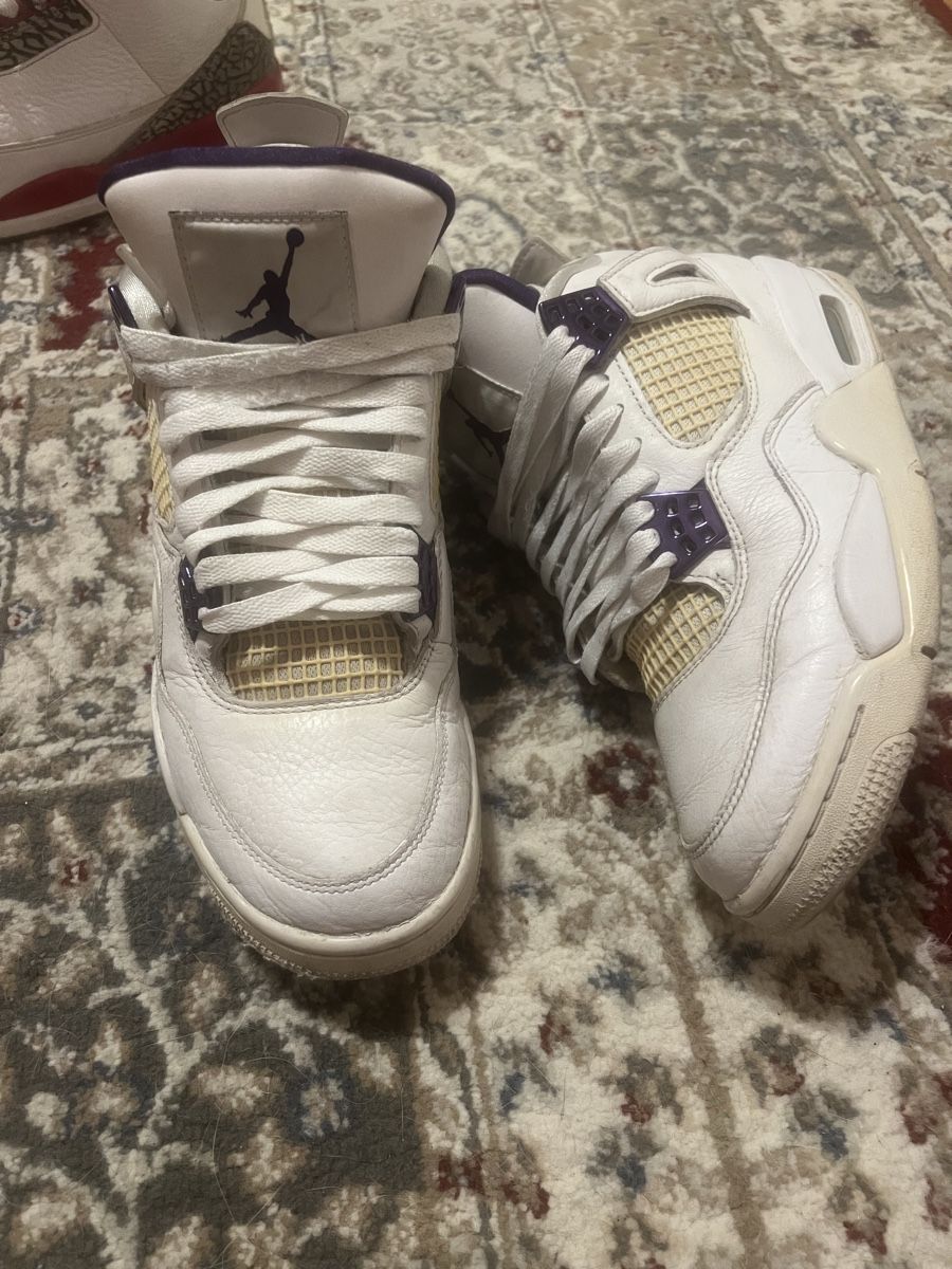 Jordan Scarpe da uomo: Jordan 4 metallic violette – Usato da Genève venduto da Elisabeth.17 6