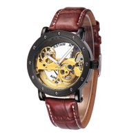 Luxuriöse Skeleton Automatik Herrenuhr Uhr Herren