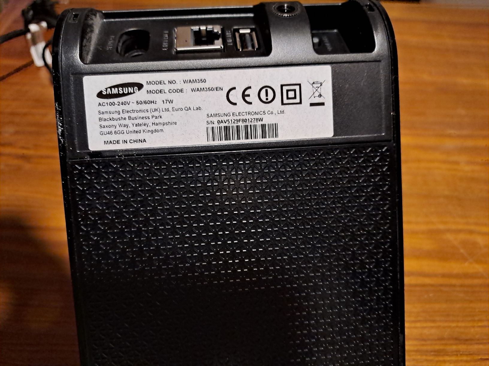 Samsung Lautsprecher: Samsung WAM M3 Bluetooth Wlan Multiroom Speaker – Gebraucht aus Basel von suberi_Sach 3