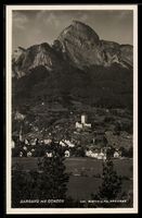 AK Sargans, Ortsansicht mit Gonzen