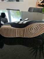 Adidas Mundial Goal Hallenfussballschuhe schwarz Leder