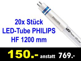 🔴  LED-Tube PHILIPS 20x Stück HF 1200 mm /619x