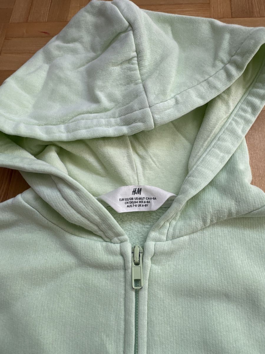 H&M Maglioni & Felpe: H&M Jungen Kapuzenpullover, Gr. 116 mintgrün, – Usato da Kilchberg ZH venduto da Von_dutch 1