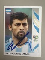 Panini WM 2006 Sticker Walter Adrian Samuel signiert