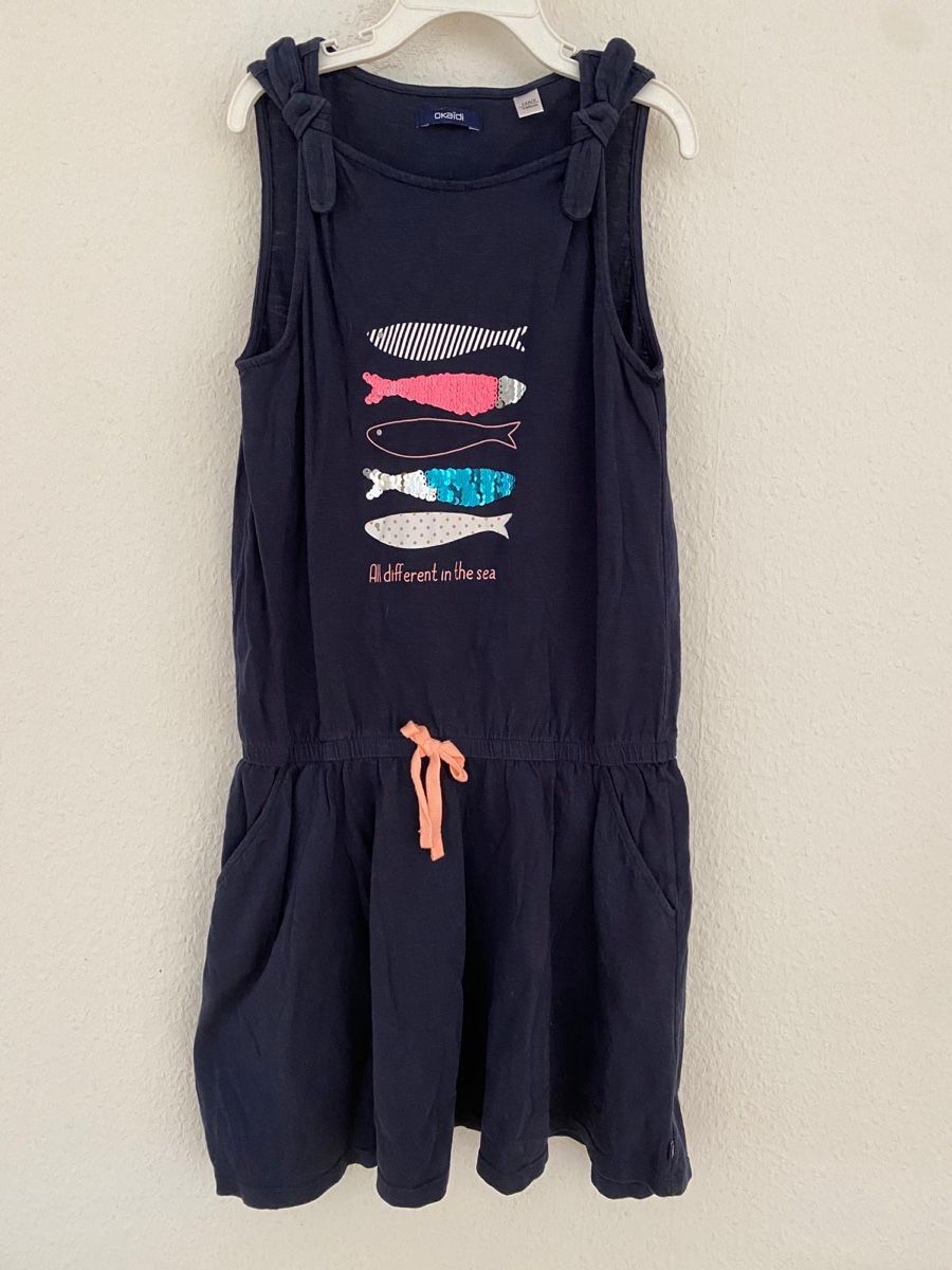 Okaidi Vestiti & Gonne: Robe Okaidi - Taille 140 – Usato da Geneve venduto da maremonte