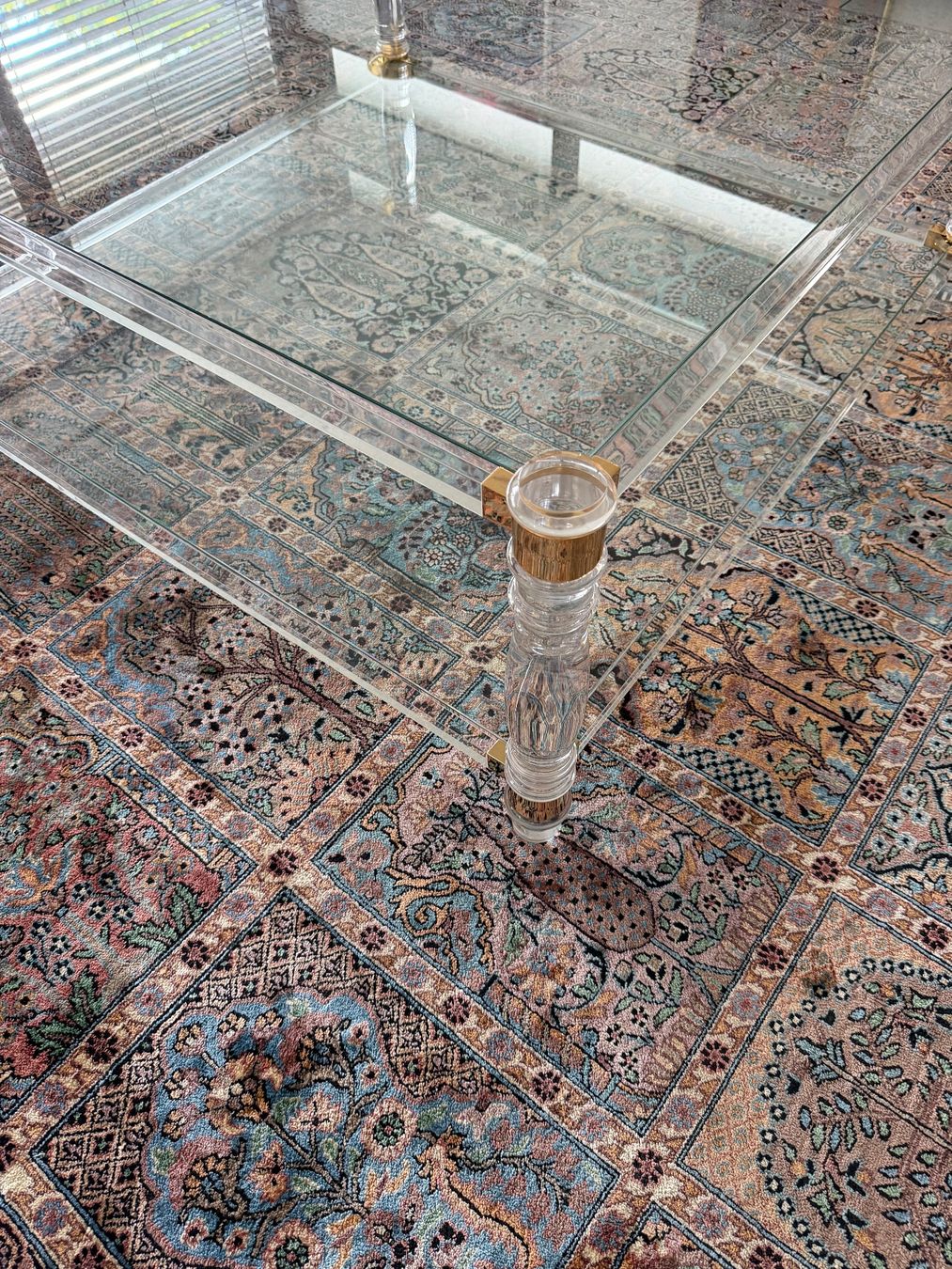 Tavoli: Wunderschöne Acryl/Plexiglas  vergoldet Top Zustand – Usato da Solothurn venduto da anni22 1