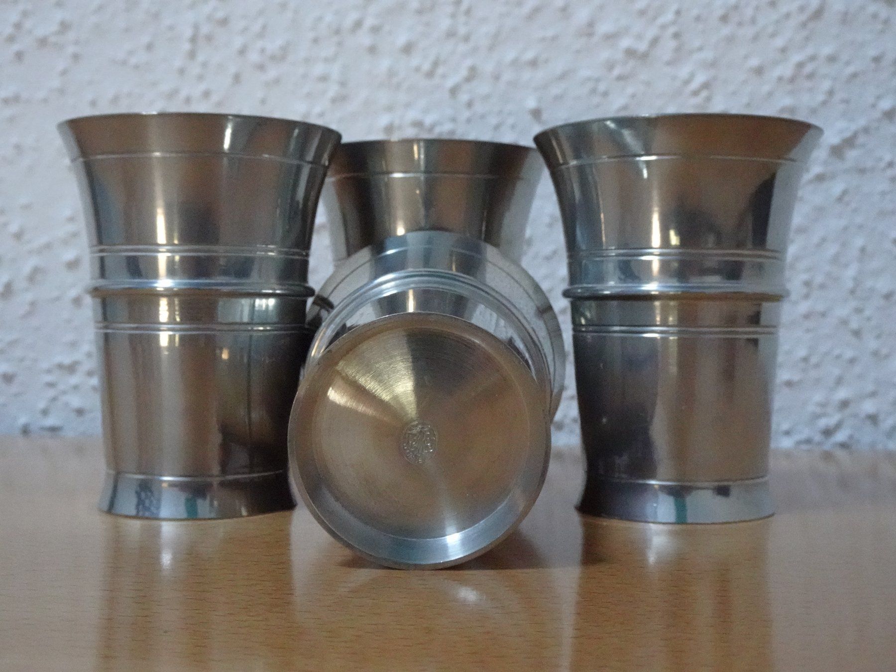 Verres: Gobelets en étain avec bourrelet – D'occasion à Confignon par Talenchant73 3