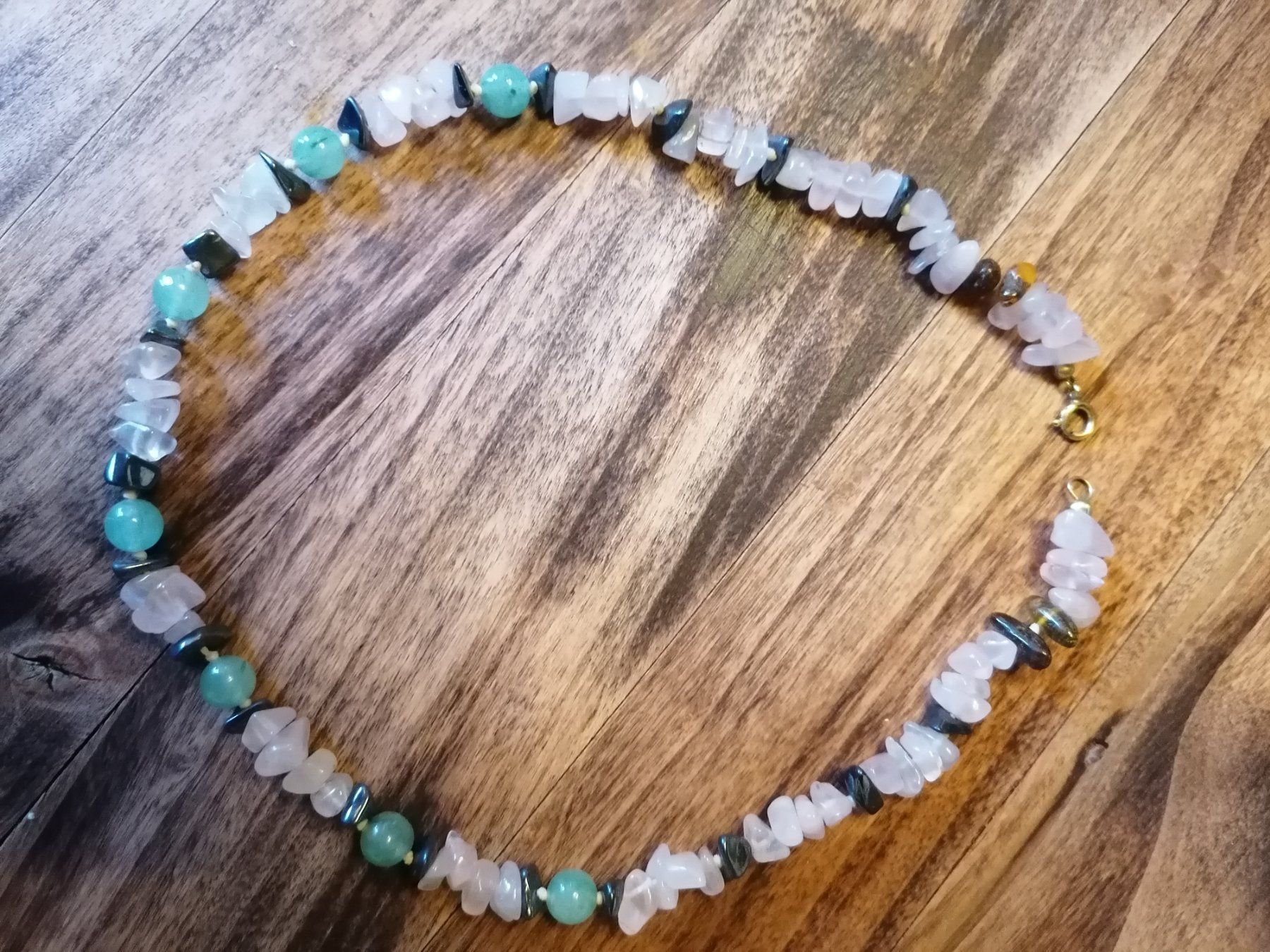Ketten: Stein Hals Kette 45 cm – Gebraucht aus Bedigliora von Dolcezza0