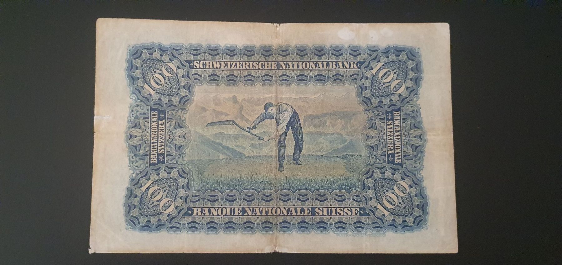 Banconote: 100 Franken Typ Mäher 1924 – Usato da Baden venduto da Vinci2008 1