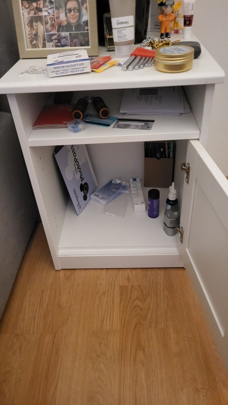 Nachttische: Nachttisch weiss – Gebraucht aus Dietikon von kef_yv9v 1