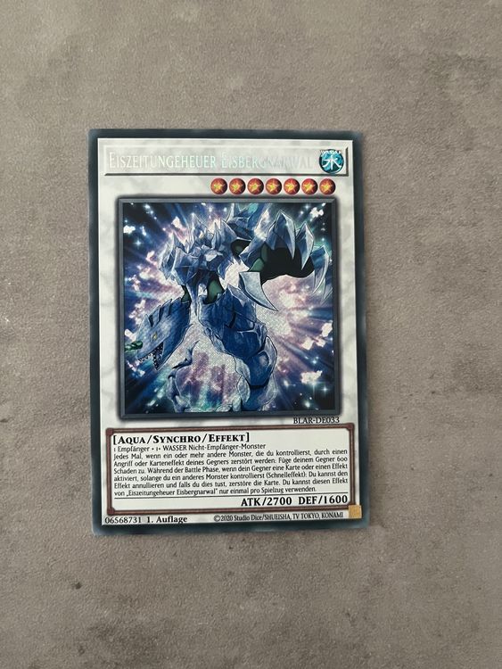 Eiszeitungeheuer Eisbergnarwal (BLAR-DE033), Secret Rare 1