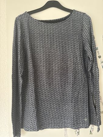 Marc O'Polo Tshirt dunkelblau gemustert Groesse M