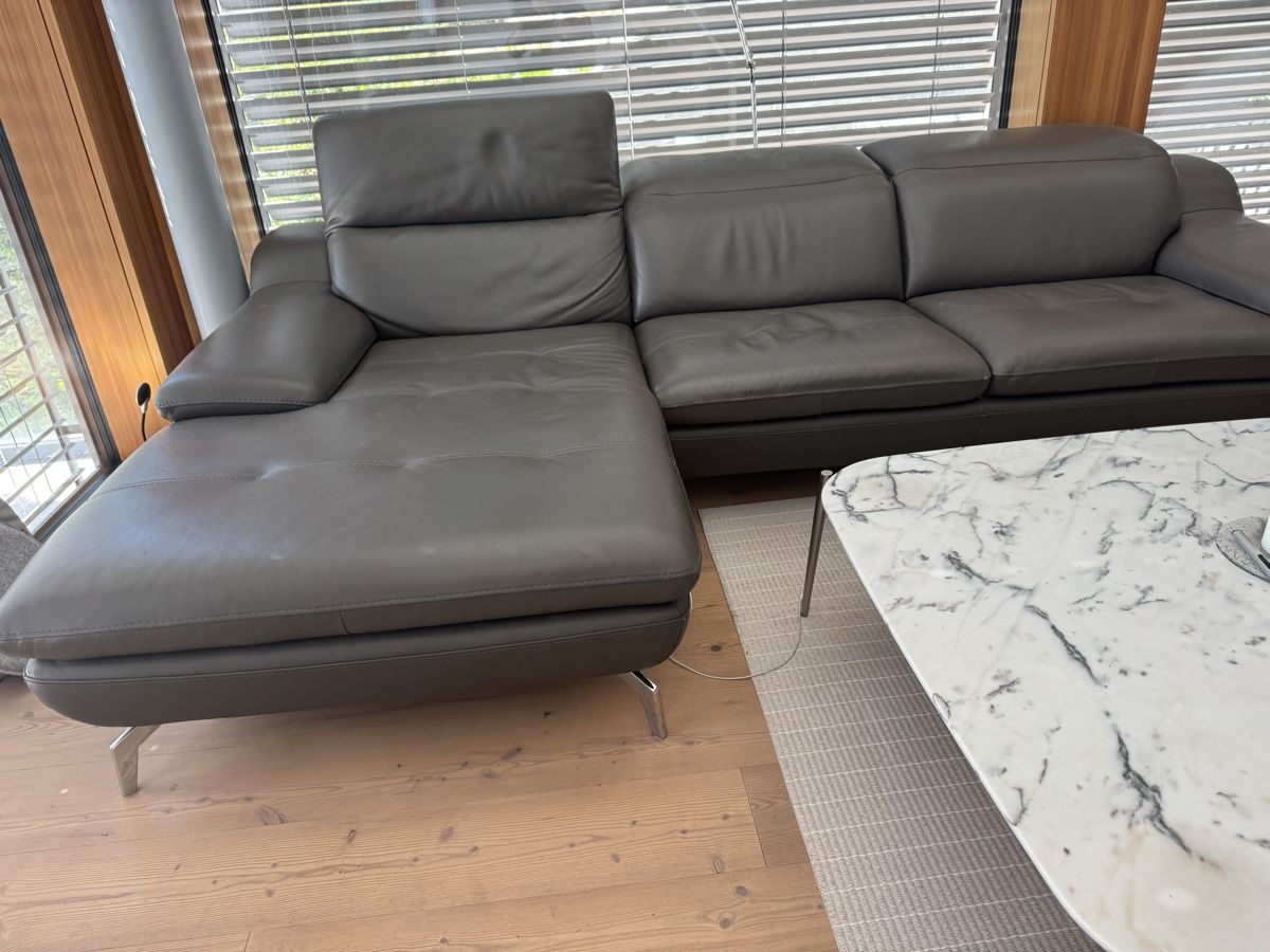 Divani: Leather Sofa Sectional Grey Used – Nuovo (secondo la descrizione) da St. Moritz venduto da gis_tb6s
