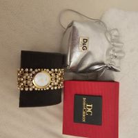 D&.G UHR  ZIKRONIA  18 karat VERGOLDET.-Fabrikneu  geschenk
