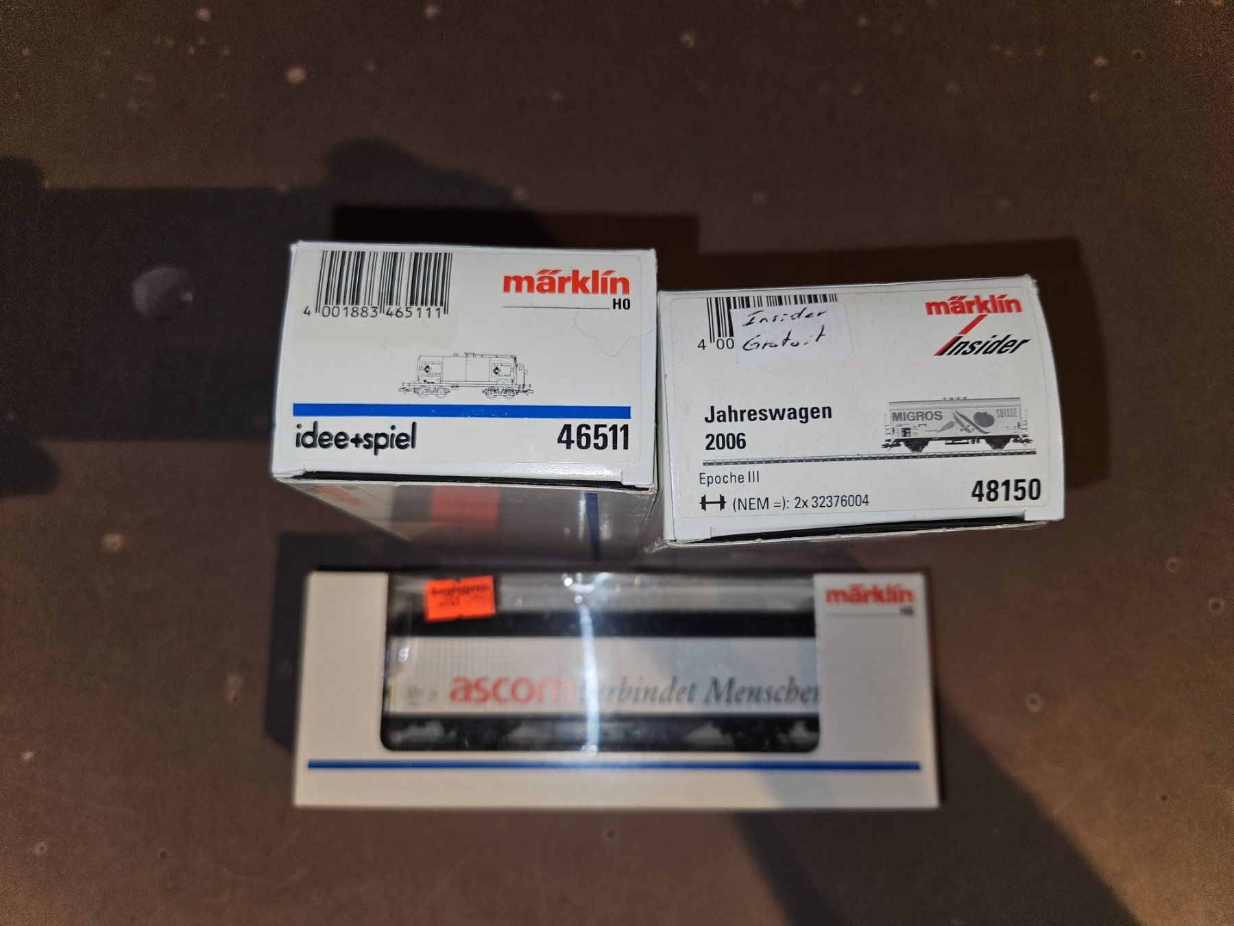 Märklin Modellini di ferrovie: Märklin Güterwagen  mit OVP – Usato da Bern venduto da lukas90pilze 1