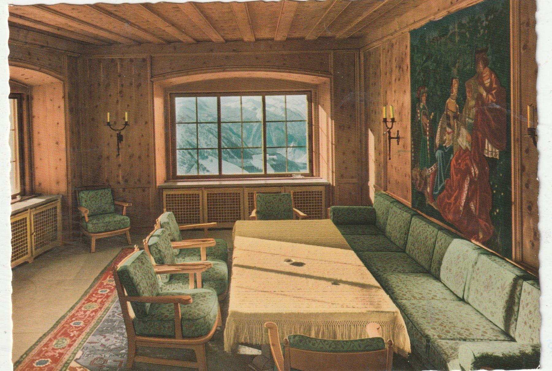 Cartoline postali: Kehlsteinhaus  ober Berchstengaden – Usato da Lumbrein venduto da made02