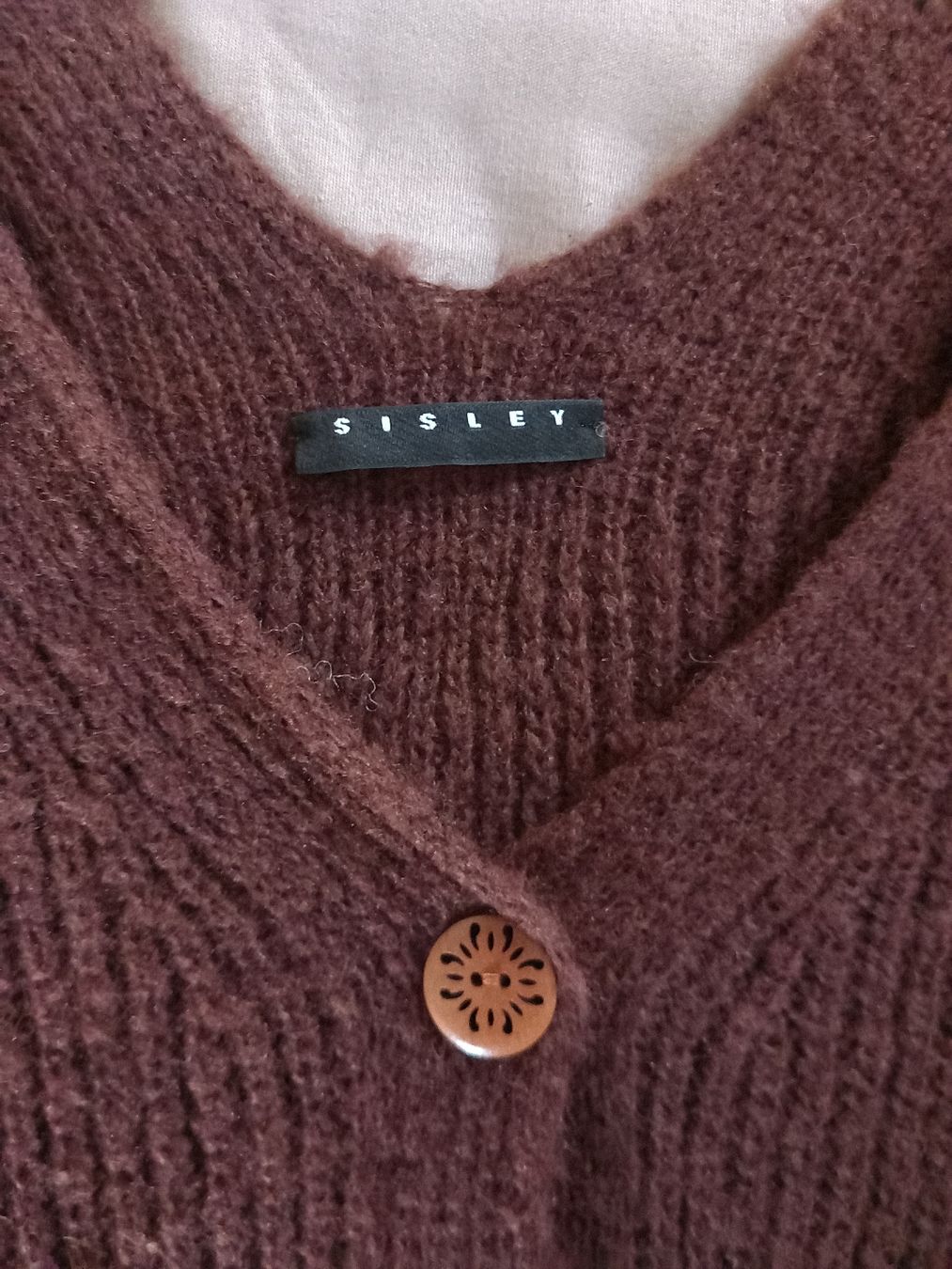 Sisley Pullover & Sweatshirts: Pull brun en tricot – Gebraucht aus Faoug von per_kp6r 2
