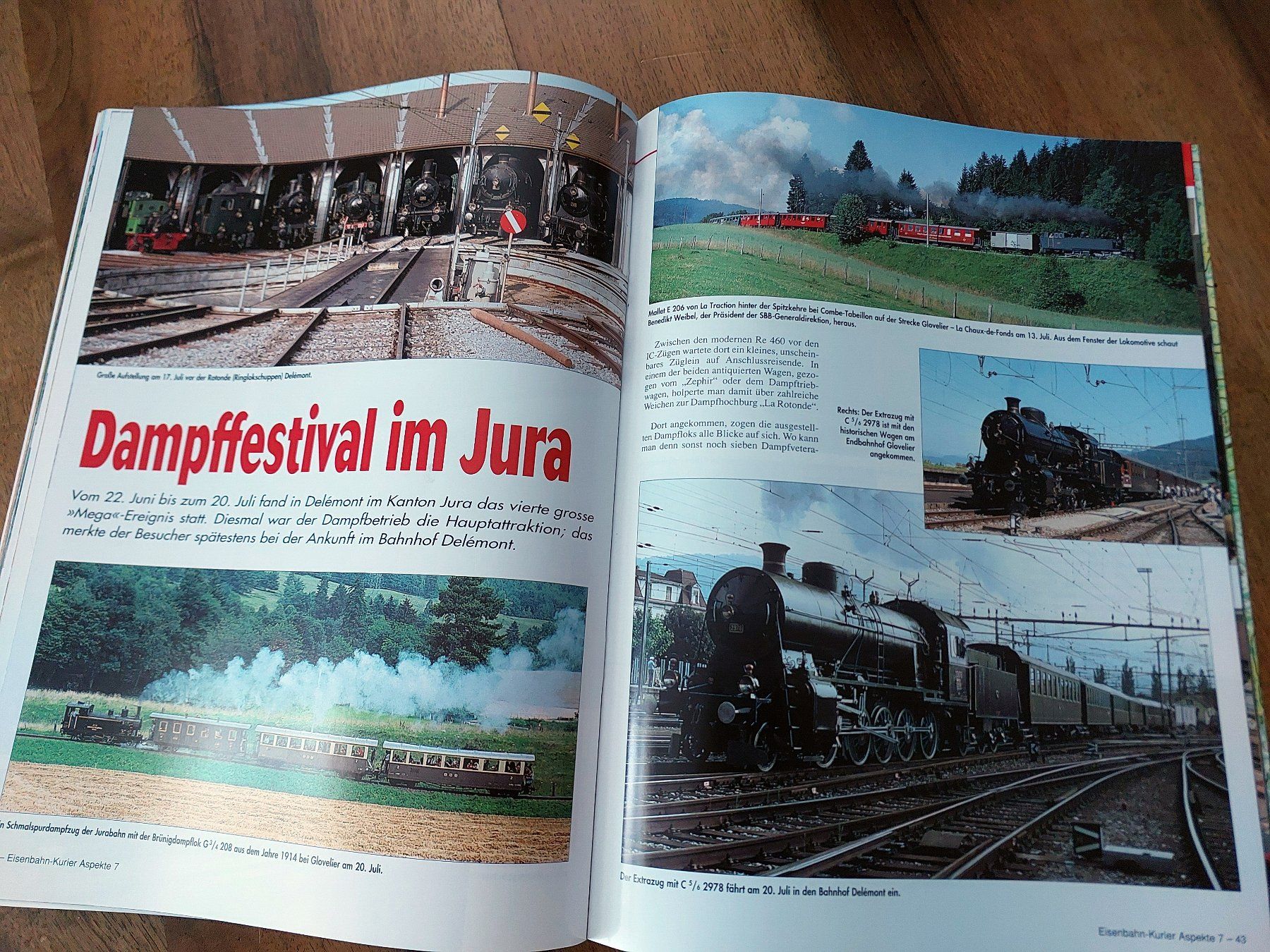 Riviste & Magazine: Eisenbahn-Kurier - Schweiz 1997 – Usato da Schönenwerd venduto da Steidi 8
