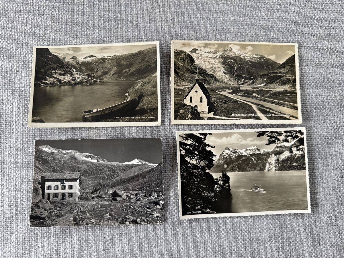 Cartes postales: Tolle alte Postkarten schwarz-weiss Baryt – D'occasion à Ennetbaden par mapa05 5