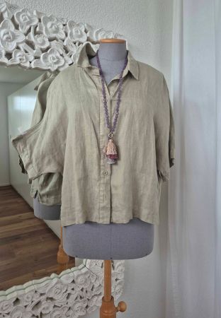 100% LEINEN, BLUSE von MAZINE, OVERSIZE, passt zu NILE
