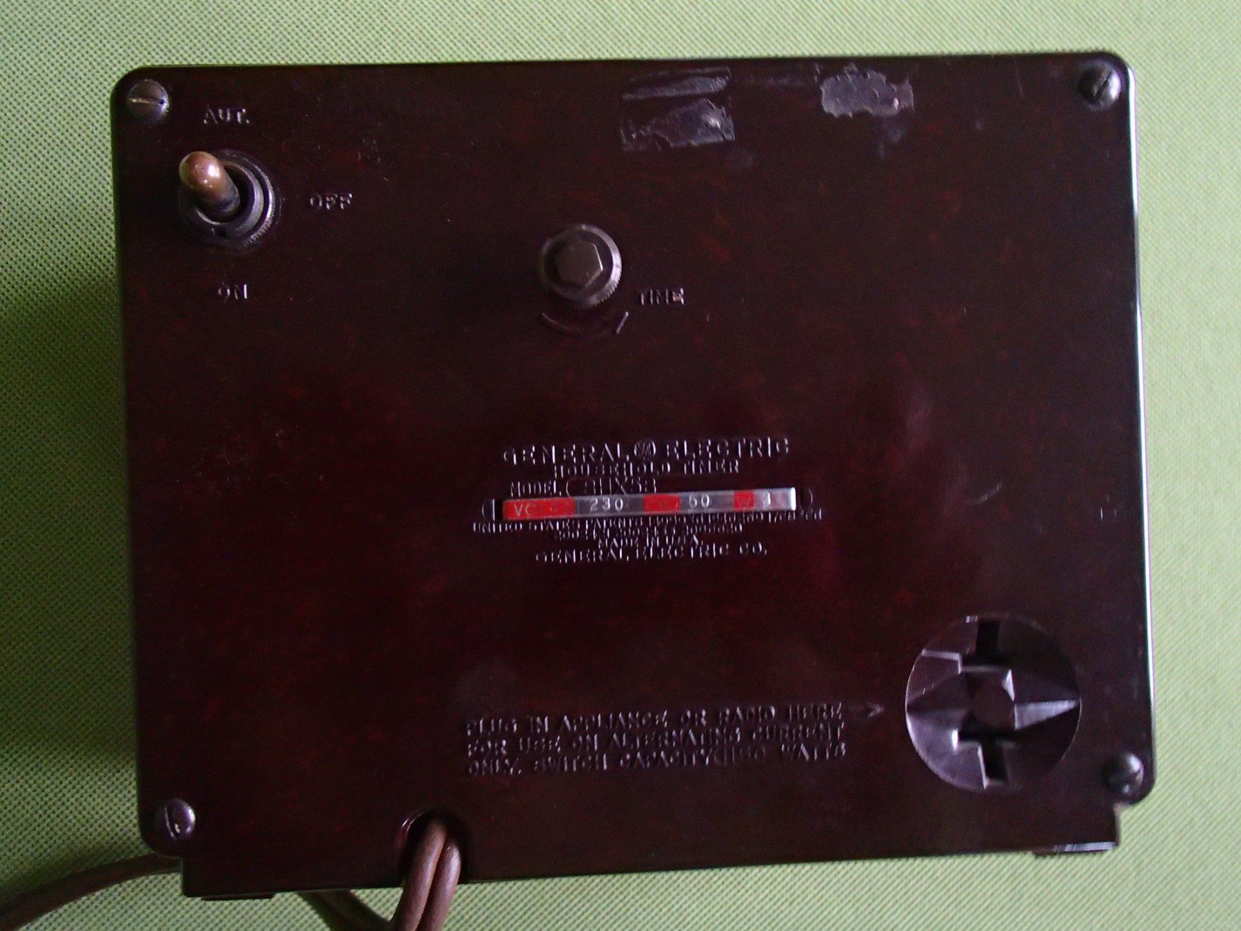 Orologi da terra & Orologi da parete: Vintage GENERAL ELEKTRIC Bakelit Uhr Timer – Difettoso da Schöfflisdorf venduto da pullux 8