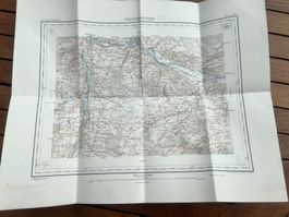 Carte Werthstein 1891-1906 K.LU. Collection d'antiquités.