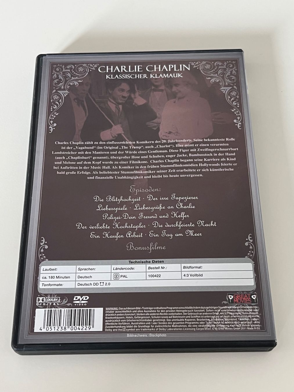 Tutti i DVDs: Charlie Chaplin Klassischer Klamauk DVD – Nuovo (secondo la descrizione) da Altstätten SG venduto da sheamus 1