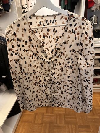 Shein Damenbluse mit Muster - Grösse L