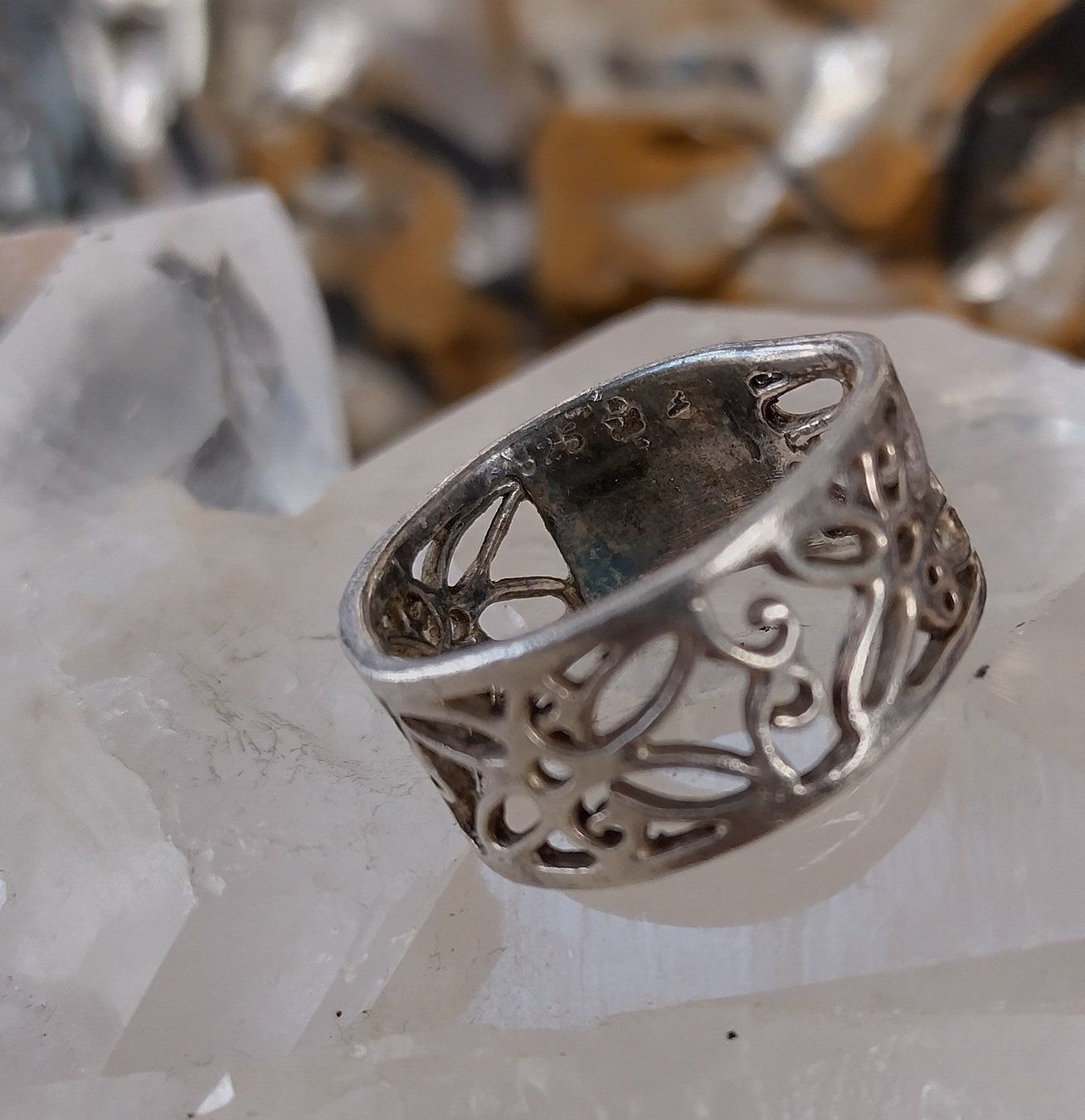Anelli: XS RING 925 SILBER MIT MUSTERUNG – Usato da Romanshorn venduto da BoutiqueA 3