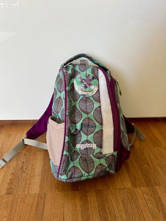 Ergobag Rucksack Kinder Türkis Lila guter Zustand