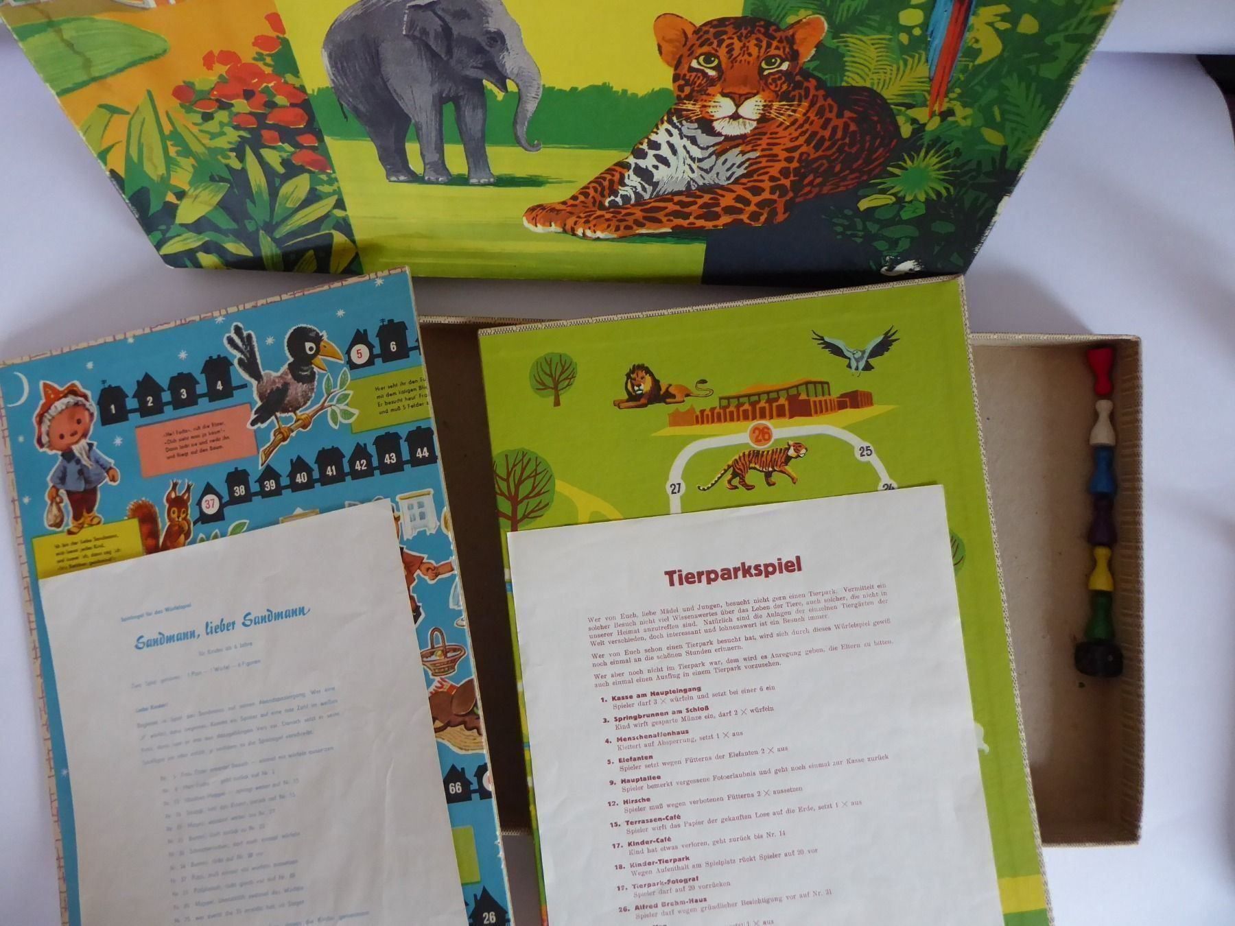 Spiele: Tierpark Spiel, + Sandmann Spiel, SPIKA – Gebraucht aus Turbenthal von Panau 1