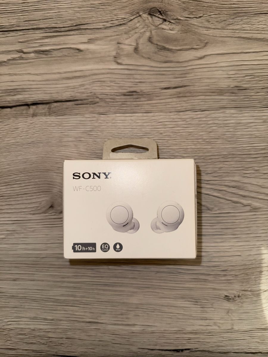Sony Kopfhörer: Sony Kopfhörer WF-C500 Weiss – Neu (gemäss Beschreibung) aus Kloten von zla_ljiljan