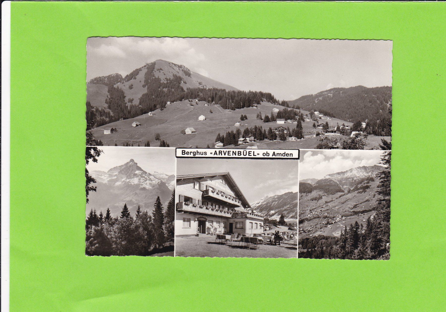 Cartoline postali: Berghus "Arvenbüel" ob Amden – Usato da St. Peterzell venduto da neckertal