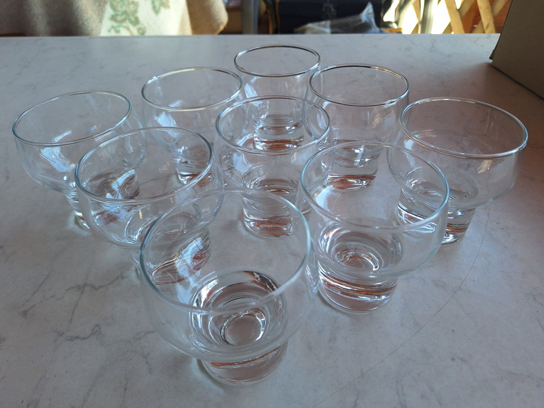 Bicchieri: 9 STK RETRO WHISKY GLÄSER – Usato da Huttwil venduto da Kunterbuntli