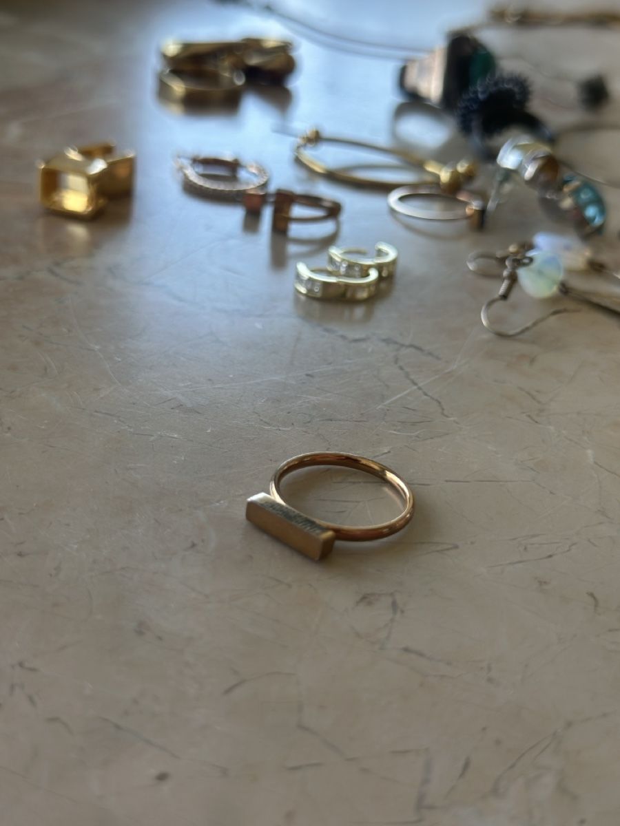 Anelli: Ring Goldoptik mit Riegel guter Zustand – Usato da Schlieren venduto da axe_nr8f