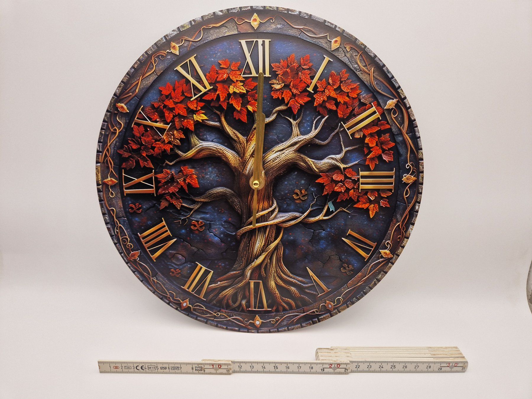 Stand- & Wanduhren: Horloge Murale 25cmD Arbre Nature Neuve – Neu (gemäss Beschreibung) aus Rochefort von Arkaik_FH_CH 2