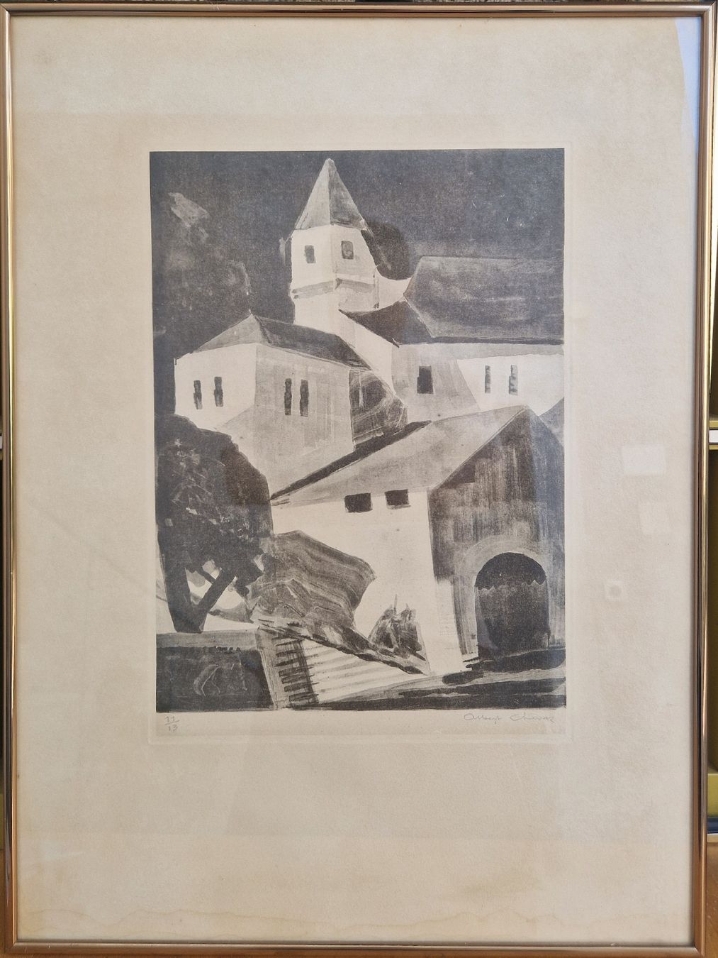 Grafiken & Lithographien: lithographie de Albert Chavaz – Gebraucht aus Renens VD von vintage72