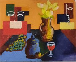 TABLEAU  POST - CUBISTE VERS 1940/50