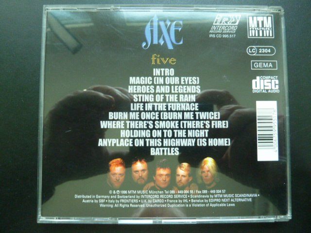 CDs: AXE - Five – Gebraucht aus Au ZH von sikoku 2