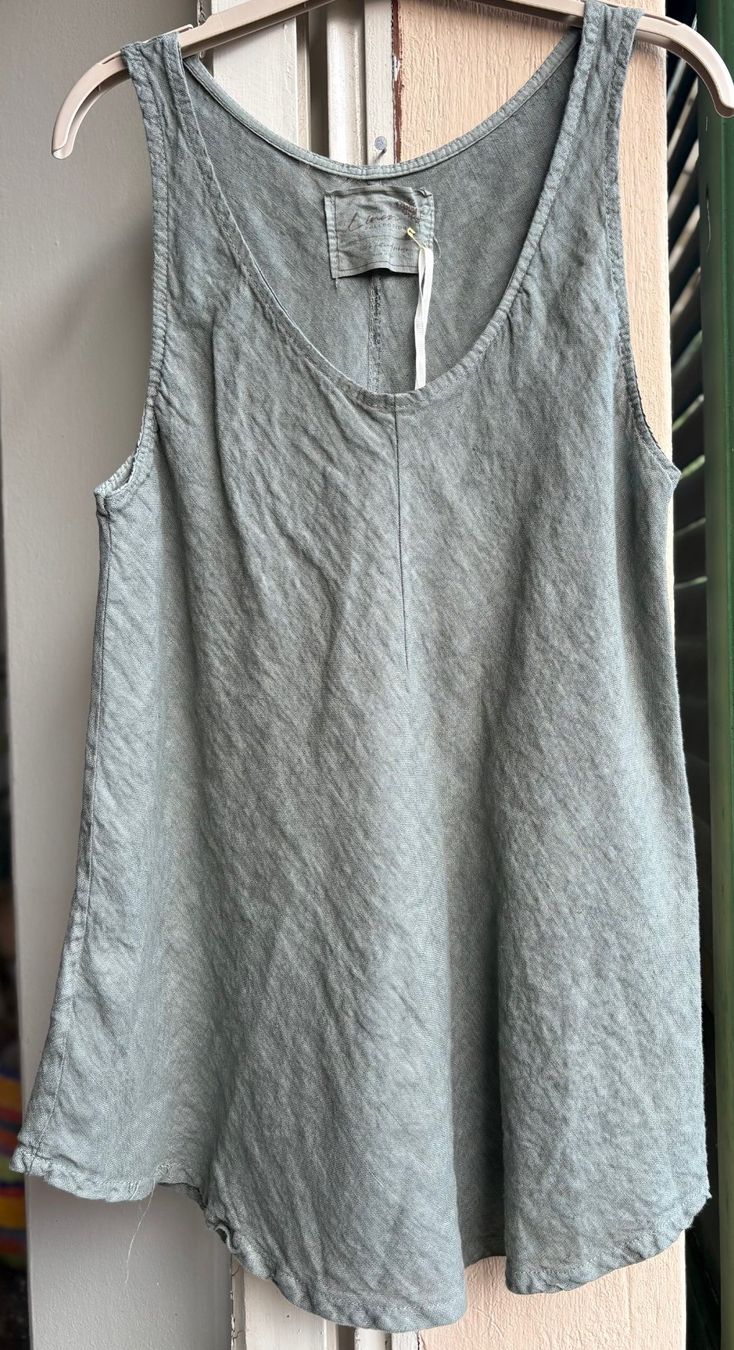 Top: Top in lino, M – Nuovo e nell'imballaggio originale da Locarno venduto da DBSiesta
