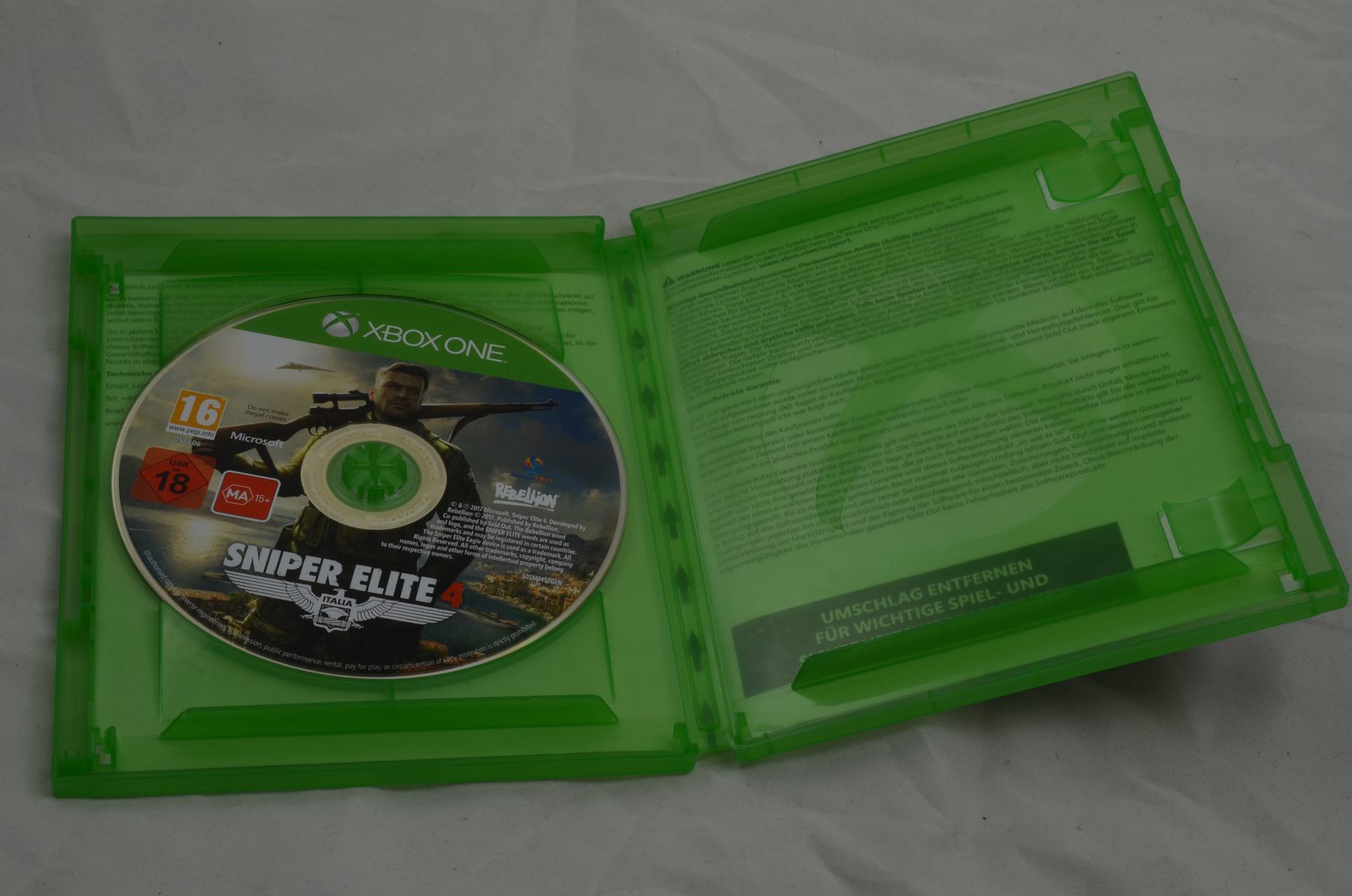 Spiele: Sniper Elite 4 Xbox One Spiel CB – Gebraucht aus Buchs AG von SellAndBuyX 2
