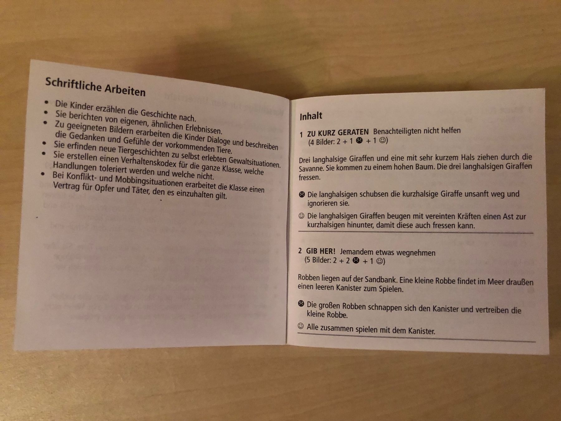 Schubi Lernmedien Giochi: SCHUBI-Bilderbox / Gewalt? Halt! – Usato da Rümligen venduto da Sibill 7