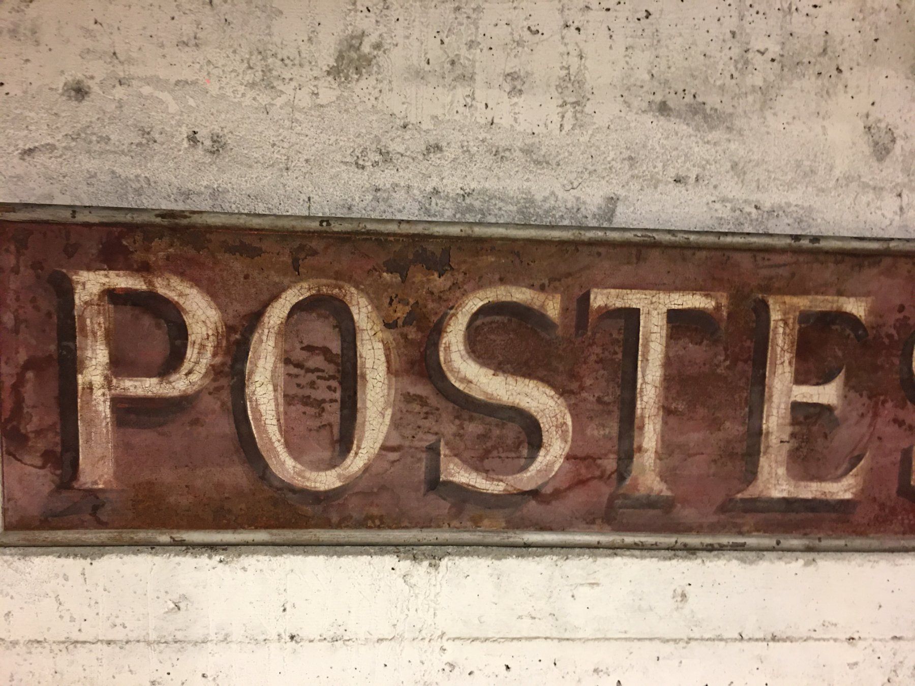 Insegne: PTT Schild alt original – Usato da Renens venduto da brutus18 1