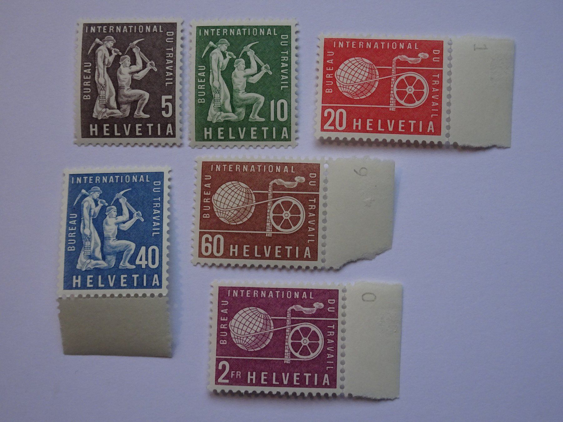 Tutti i francobolli: BIT 1956* – Nuovo (secondo la descrizione) da Aadorf venduto da Chnorli-Furz