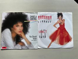 DANIELA SIMMONS rare Singles SIMONS Kult SWISS EUROVISION
