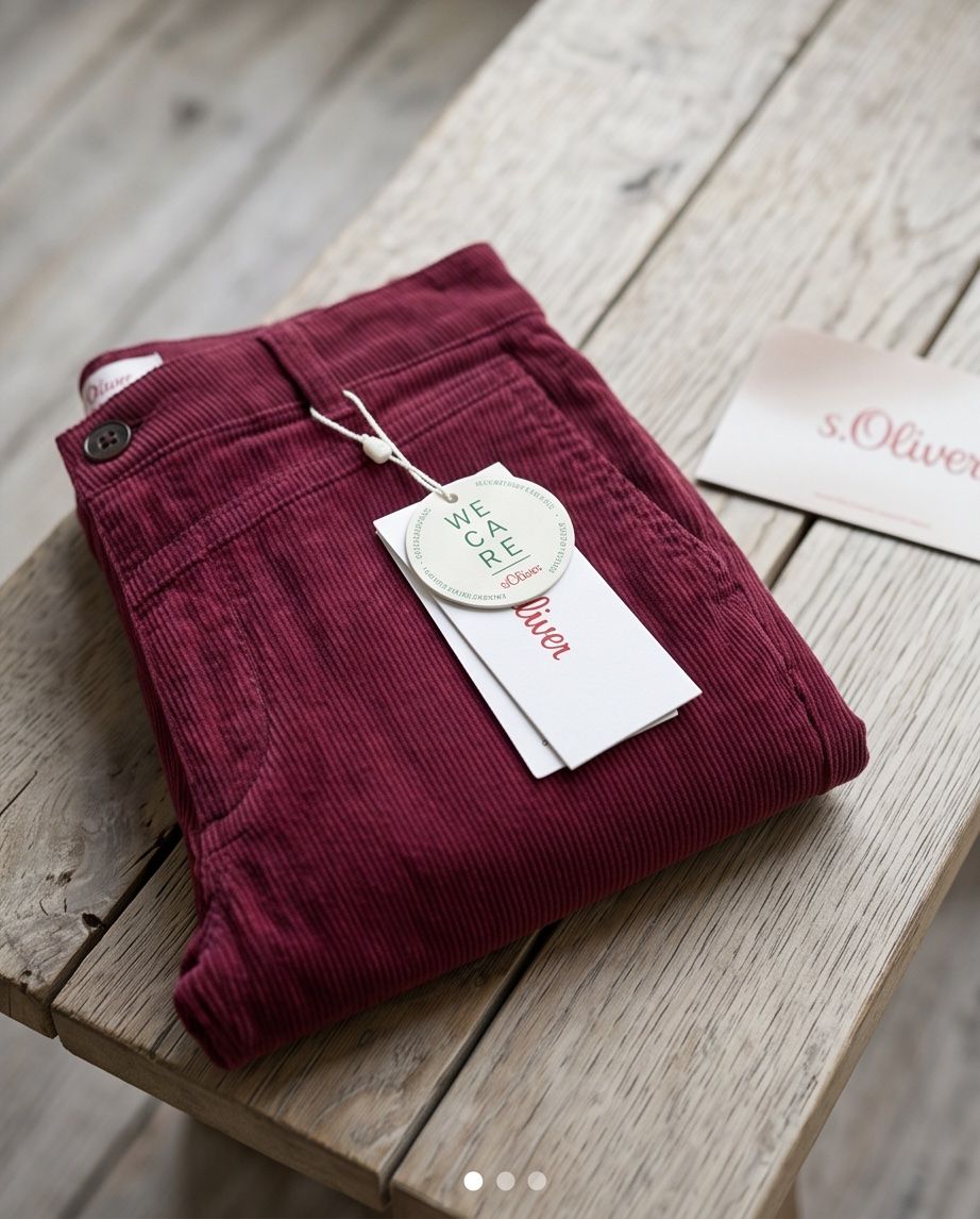 S.Oliver Pantaloni: S.Oliver pantalon bordeaux - neuf - taille 32 – Nuovo e nell'imballaggio originale da Vuisternens-Romont venduto da gol_xp6p