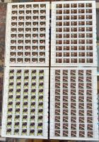 Svizzera 1986 Pro Patria,  HELVETIA – 4 fogli completi MNH