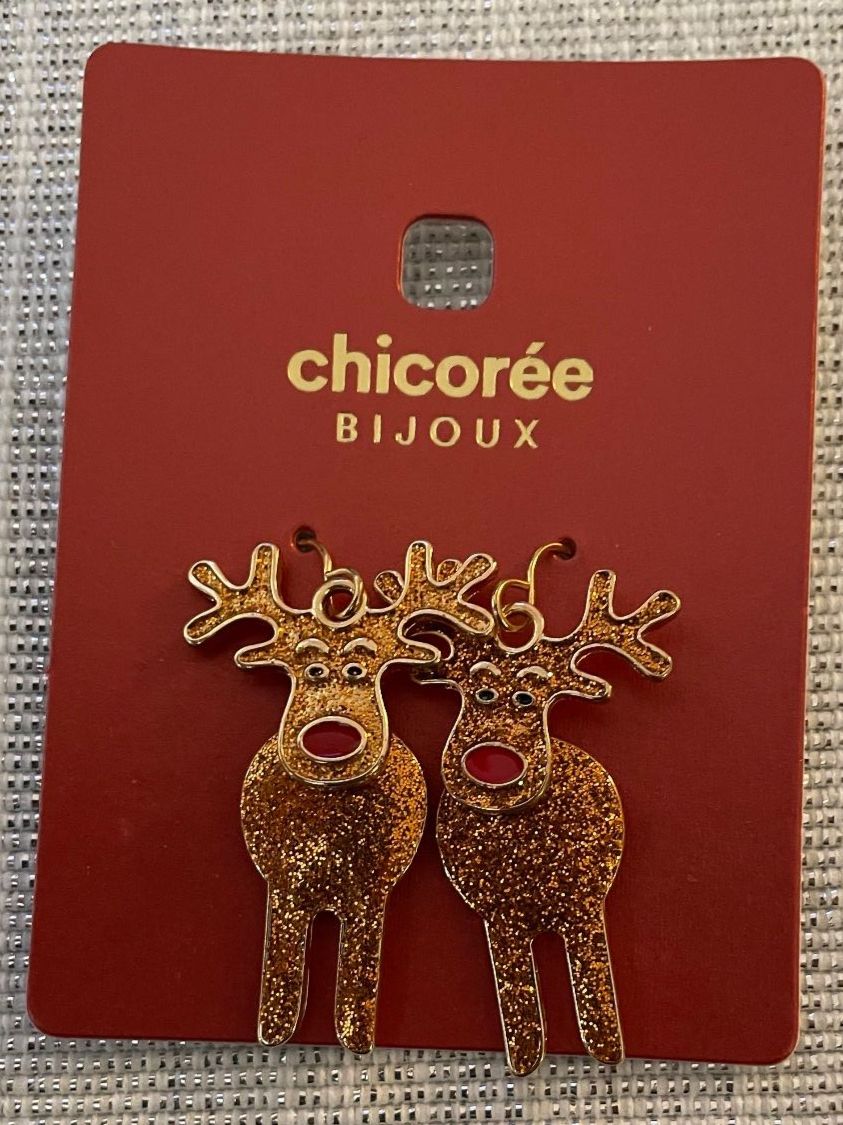 Orecchini pendenti & Orecchini a lobo: Boucle d'oreilles rennes – Nuovo e nell'imballaggio originale da Préverenges venduto da groli_mur