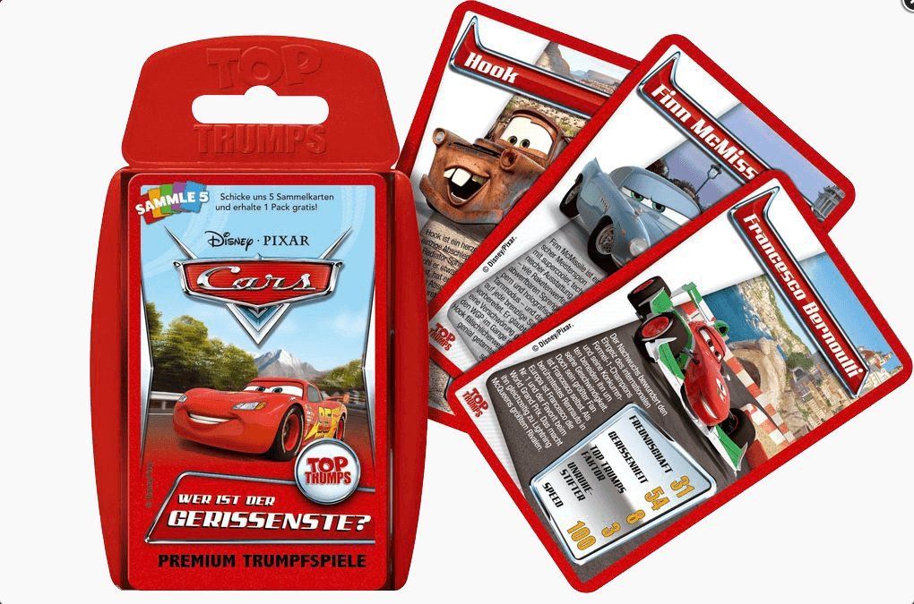 Giochi: Top Trumps Quartett / Disney Cars – Nuovo e nell'imballaggio originale da Oensingen venduto da Liquidations-Shop